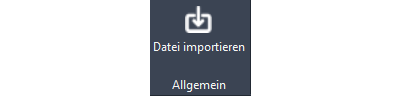 Der "Datei importieren"-Button