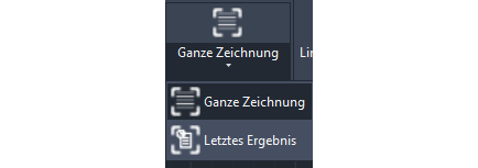 Texterkennungs-Einstellungen für die gesamte Zeichnung