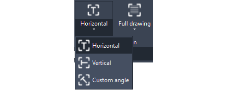 Text recognition settings for individual texts